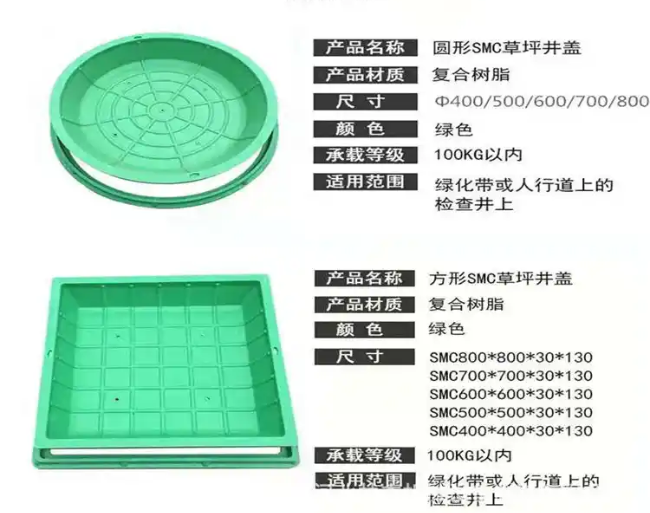 抚松树脂复合种植井盖展示